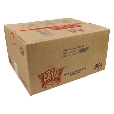 COSTA Costa Egg Noodle Wide 10lbs, PK2 1WN